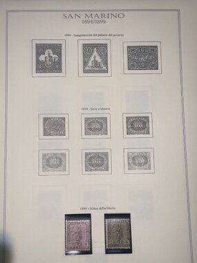 213 San Marino Stamp 1894-1973 Vintage Collection Mint Used FDR Airmail Postage